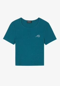 Even&Odd T-Shirt BasicTeal Donna T-shirt E Top EV421D25E-P11 -Even&Odd bff9f20c4643418f9e0f8c24de8cbc39