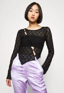 Maglietta A Manica LungaBlack Donna T-shirt E Top EVF21D050-Q11 -Even&Odd c2cbdab58e81434d84bcb04ce4c40ba5