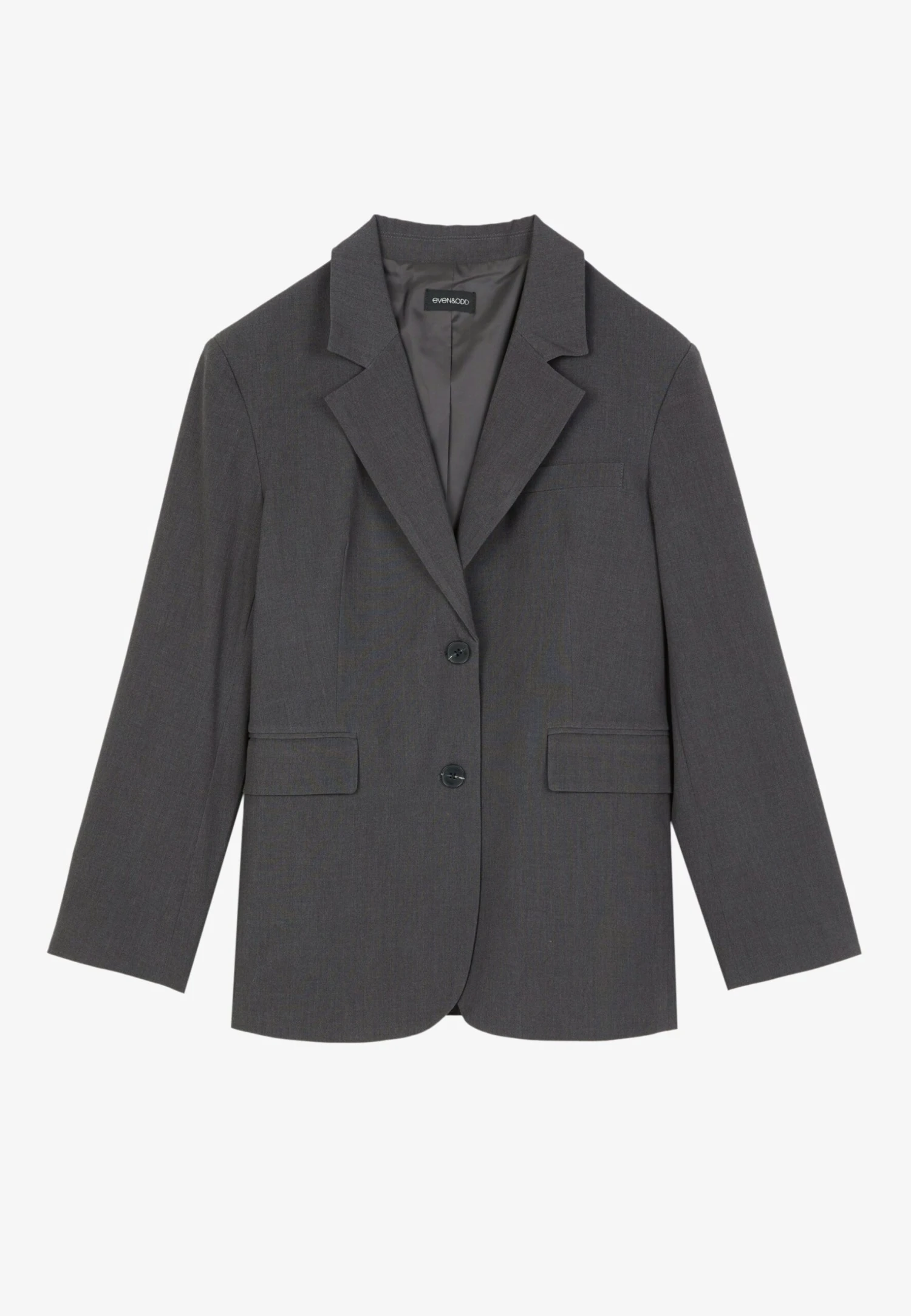 Even&Odd Oversize Kurzmantel - Giacca Leggera - Mottled Grey 6 Even&Odd Oversize Kurzmantel - Giacca Leggera - Mottled Grey - immagine 4