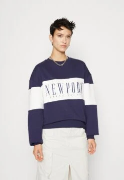 Even&Odd FelpaDark Blue/White Donna Felpe EV421J0DQ-K11