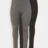 2 PackLeggingsBlack/Grey Donna Pantaloni EVB21A00N-Q12 -Even&Odd c6304c608ba94428832702357508798a
