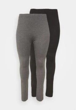 Even&Odd 34 2 PackLeggingsBlack/Grey Donna Pantaloni EVB21A00N-Q12