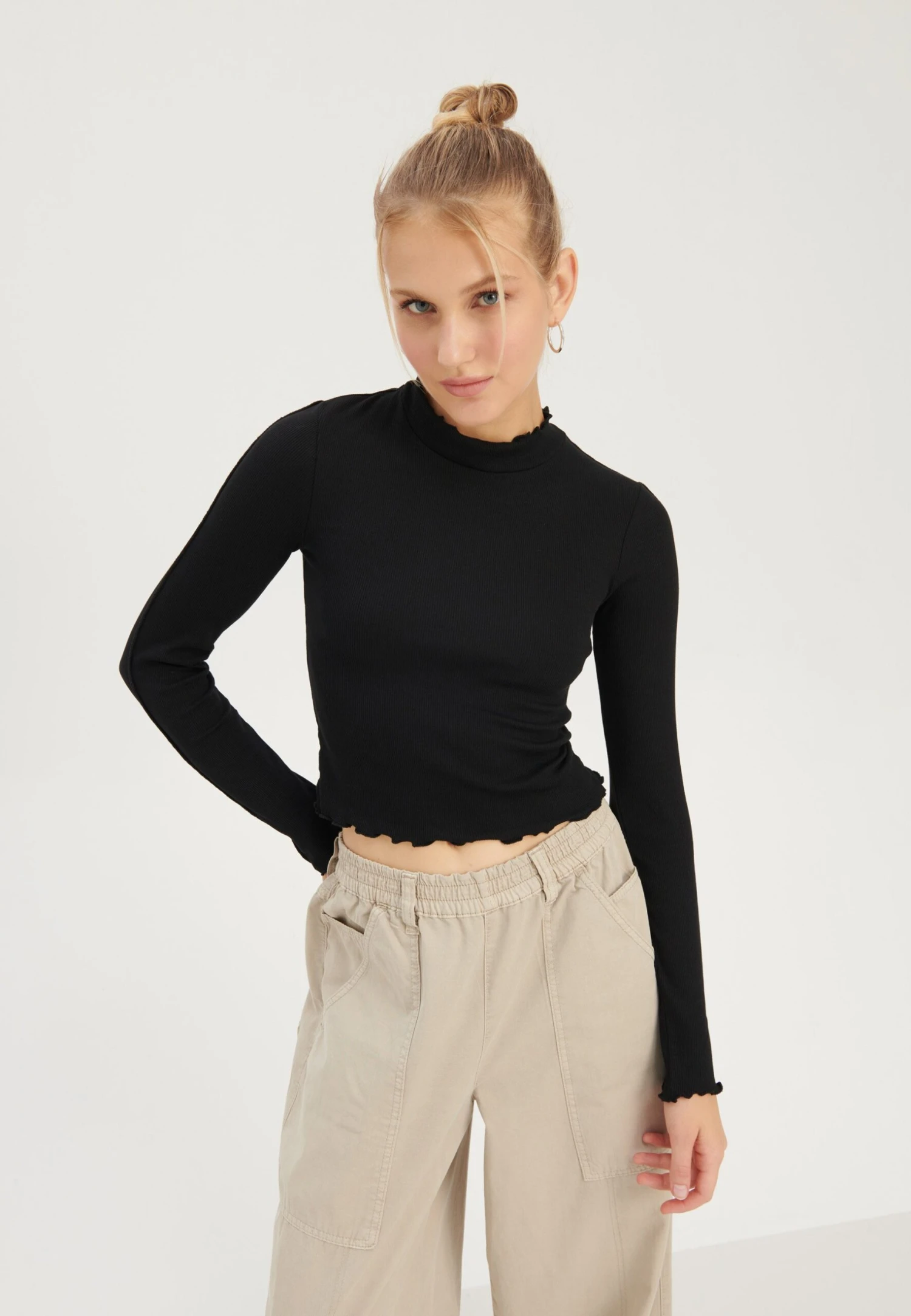 Even&Odd Maglietta A Manica Lunga Black Donna T-shirt E Top EV421D25Y-Q11 3 Even&Odd Maglietta A Manica Lunga Black Donna T-shirt E Top EV421D25Y-Q11