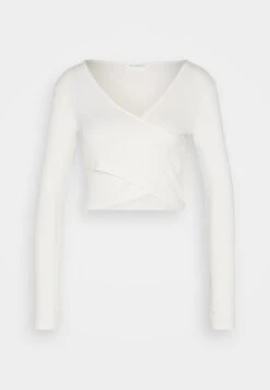 Even&Odd Maglietta A Manica LungaOff-White Donna T-shirt E Top EV421D1KB-A11 -Even&Odd c8a0ef45588e47a187d4955c54771eea