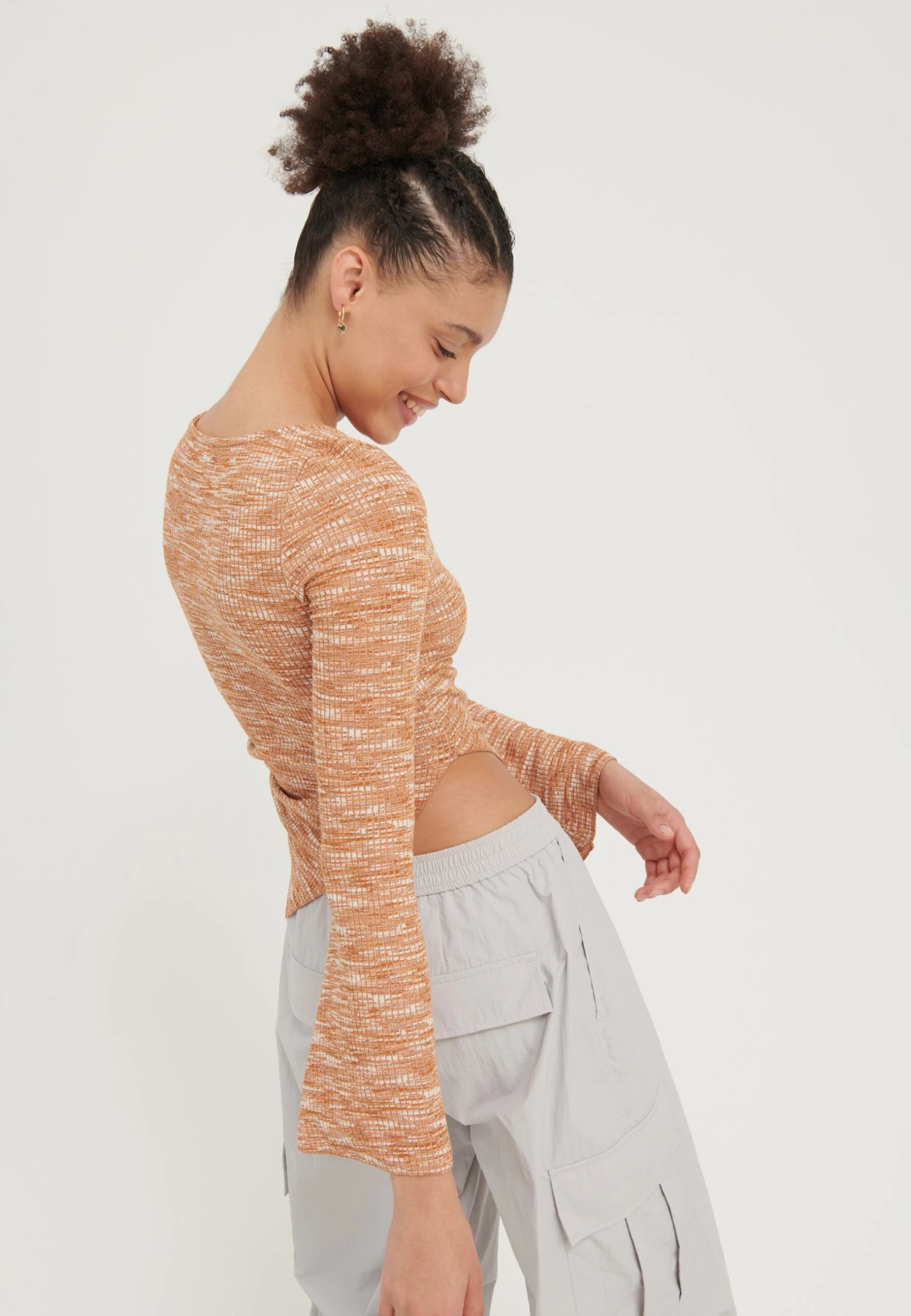 Even&Odd Maglietta A Manica LungaOrange Donna T-shirt E Top EV421D20R-H11 5 Even&Odd Maglietta A Manica LungaOrange Donna T-shirt E Top EV421D20R-H11 - immagine 3