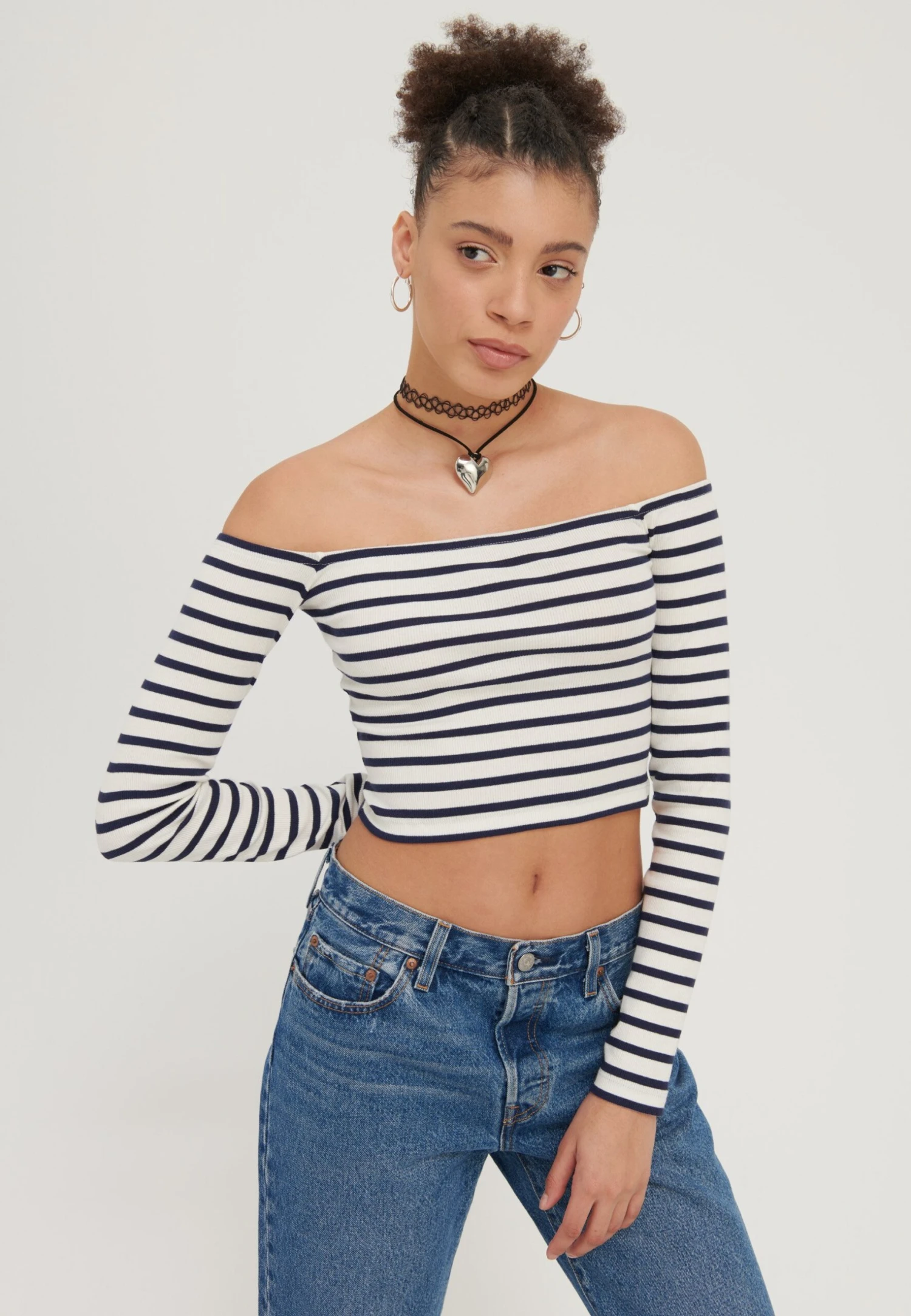 Even&Odd 2 PackMaglietta A Manica LungaDark Blue/White/Black Donna T-shirt E Top EV421D24Y-K11 4 Even&Odd 2 PackMaglietta A Manica LungaDark Blue/White/Black Donna T-shirt E Top EV421D24Y-K11 - immagine 2