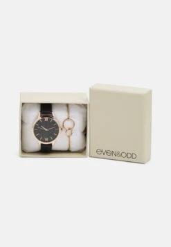 Even&Odd Set - Orologio - Gold-Coloured/Black -Even&Odd d7063e4b7455455a992026152c03c744