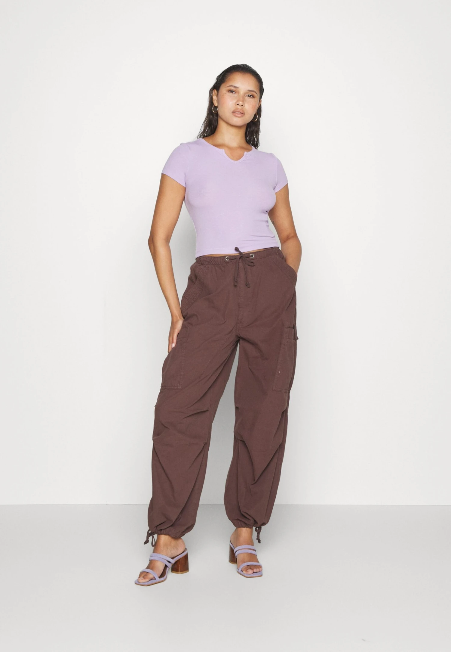 Even&Odd 2 PackT-Shirt BasicBlack/Purple Donna T-shirt E Top EV421D24U-Q11 4 Even&Odd 2 PackT-Shirt BasicBlack/Purple Donna T-shirt E Top EV421D24U-Q11 - immagine 2