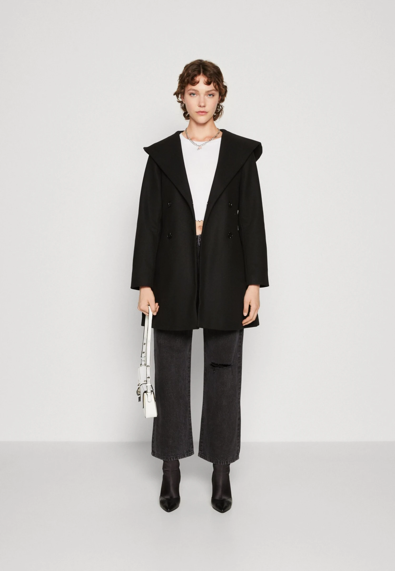 Even&Odd Cappotto CortoBlack Donna Cappotti EV421U03C-Q11 4 Even&Odd Cappotto CortoBlack Donna Cappotti EV421U03C-Q11 - immagine 2