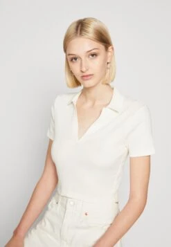 Even&Odd PoloBeige Donna T-shirt E Top EV421D1R6-B11 -Even&Odd e328bd7a0f9d403e81117c3a80777f6b