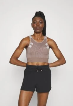 Reggiseno Sportivo Con Sostegno MedioTaupe Donna Abbigliamento EV941I01F-B11