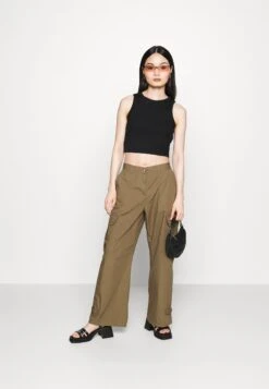 2 PackTopBlack/Green Donna T-shirt E Top EVF21D01W-Q12