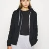 Even&Odd Felpa Con ZipBlack Donna Felpe EV421J088-Q11 -Even&Odd e8c0df40b64245de958311f1cd40698c
