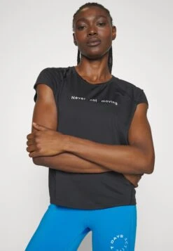 T-Shirt SportBlack Donna Abbigliamento EV941D05P-Q11 -Even&Odd f12ea8be571349e9ba84f37270a6e66f