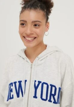 Even&Odd Felpa Con ZipMottled Light Grey Donna Felpe EV421J0DB-C11 11 Even&Odd Felpa Con ZipMottled Light Grey Donna Felpe EV421J0DB-C11 -Even&Odd f190b7d558b443c590e23480fdd6ab80