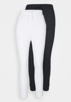 Even&Odd 2Er PackSlim Fit JoggersPantaloni SportiviBlack/ White Donna Pantaloni EV421A08U-Q11